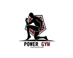 Fitness Gym Logos and Icons for Sports Labels vector