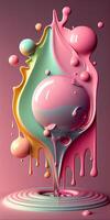 Abstract watercolor color background. photo
