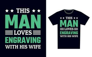 Engraving T Shirt Design Template Vector