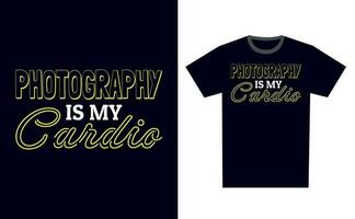 Photography T Shirt Design Template Vector