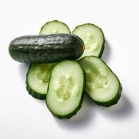 A pile of cucumbers Generated photo