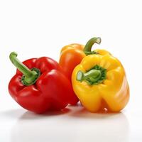 A group of peppers Generated photo