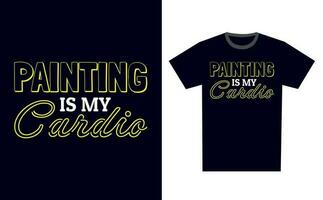 pintura t camisa diseño modelo vector