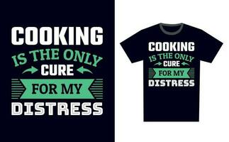 Cooking T Shirt Design Template Vector