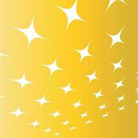 Yellow Vector Background With Glowing Stars photo