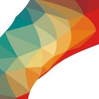 Colored Geometric Pattern, Isolated Background. photo