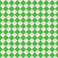 Green Checkered Pattern, Isolated Background. photo