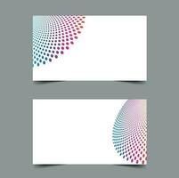 Template For Business Card, Isolated Background. photo
