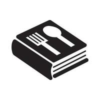 restaurante menú libro icono vector ilustración gráfico diseño