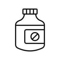 Pill Bottle icon vector design templates