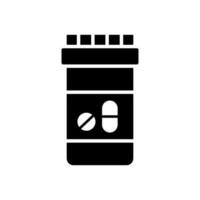 Pill Bottle icon vector design templates