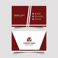 Modern Business Card Design vector