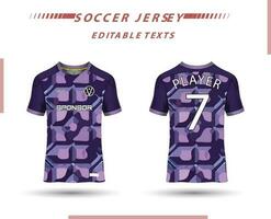 mejor vector fútbol jersey modelo deporte t camisa diseño