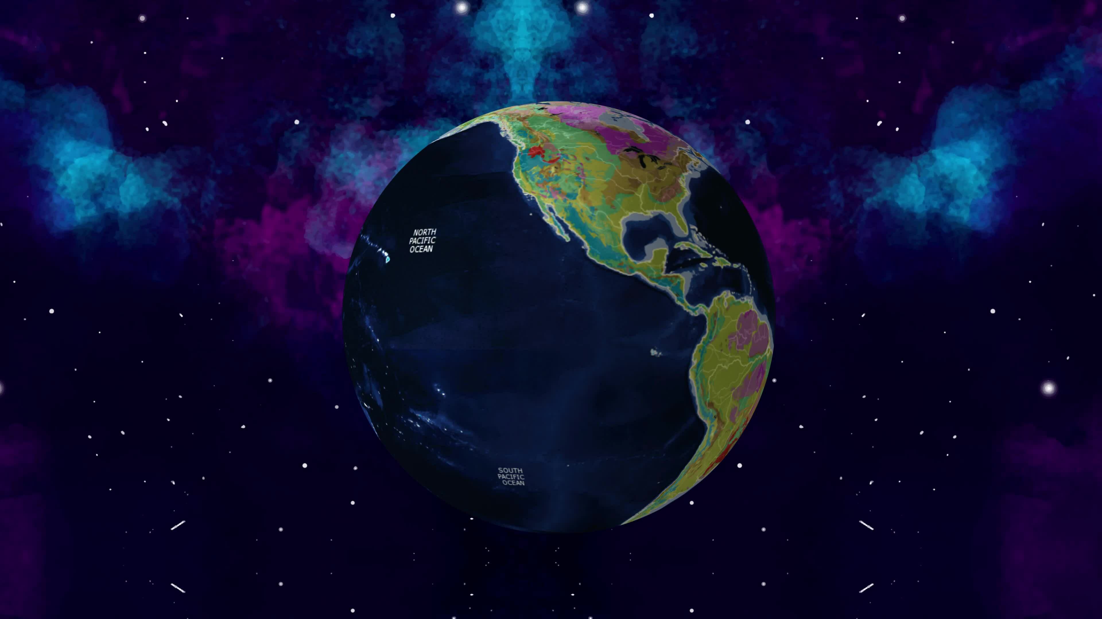 Realistic 3D Spinning Earth Animation 23810210 Stock Video at Vecteezy