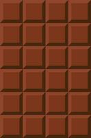 Milk Chocolate delicious bar, realistic seamless pattern background vector