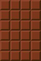 Milk Chocolate delicious bar, realistic seamless pattern background vector