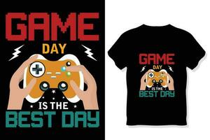 GAME DAY IS THE BEST DAY T SHIRT vector