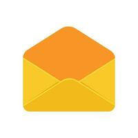 Empty email envelope vector