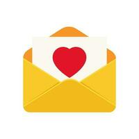 Love email envelope vector