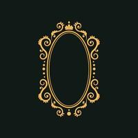 vintage frame with ornament vector