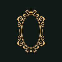 vintage frame with ornament vector