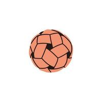 sepak takraw pelota mano dibujado icono. Deportes equipo vector símbolo aislado en blanco antecedentes.