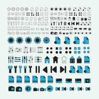 Set of Ux Ui web icons set, Outline icon collection vector