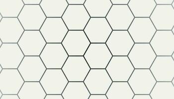 White Geometric Hexagon Abstract Background. vector