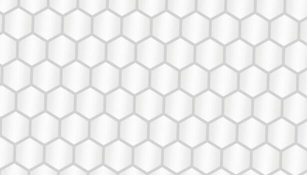 hexagonal resumen 3d antecedentes. resumen blanco geométrico hexágono con futurista tecnología digital de alta tecnología concepto antecedentes. vector ilustración