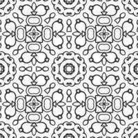 vector geometric flower shapes pattern background design