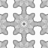 vector geometric flower shapes pattern design background