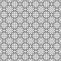 vector geometric flower shapes pattern design background
