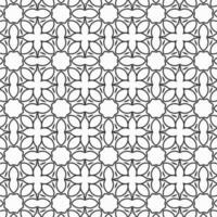 vector geometric flower shapes pattern design background