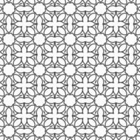 vector geometric flower shapes pattern design background