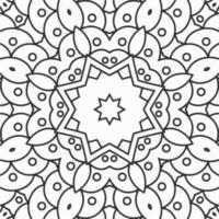 vector geometric flower shapes pattern design background