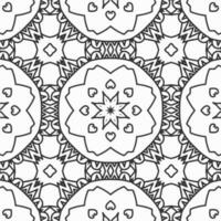 vector geometric flower shapes pattern design background