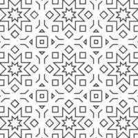 vector geometric flower shapes pattern background design