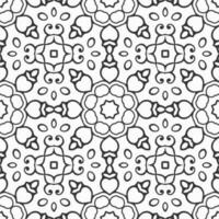 vector geometric flower shapes pattern background design