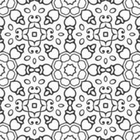 vector geometric flower shapes pattern background design