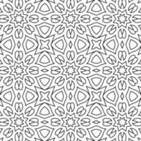 vector geometric flower shapes pattern design background