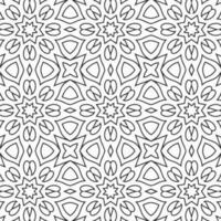 vector geometric flower shapes pattern design background