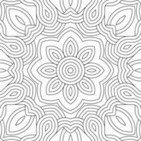 vector geometric flower shapes pattern design background