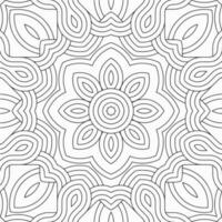 vector geometric flower shapes pattern design background