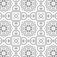 vector geometric flower shapes pattern background design