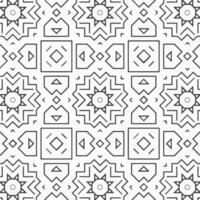 vector geometric flower shapes pattern background design