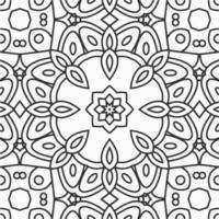 vector geometric flower shapes pattern design background