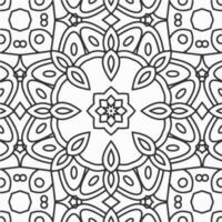 vector geometric flower shapes pattern design background