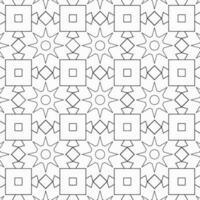 vector geometric flower shapes pattern design background