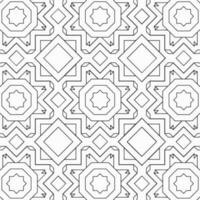 vector geometric flower shapes pattern design background
