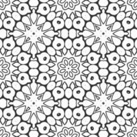 vector geometric flower shapes pattern background design